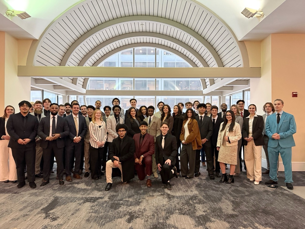 Full Greywolf Solutions team at professional networking event